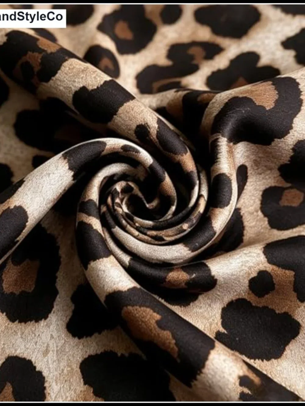 Women's Polyester Skinny Scarf Leopard Print Neck Scarf Hair Ribbon